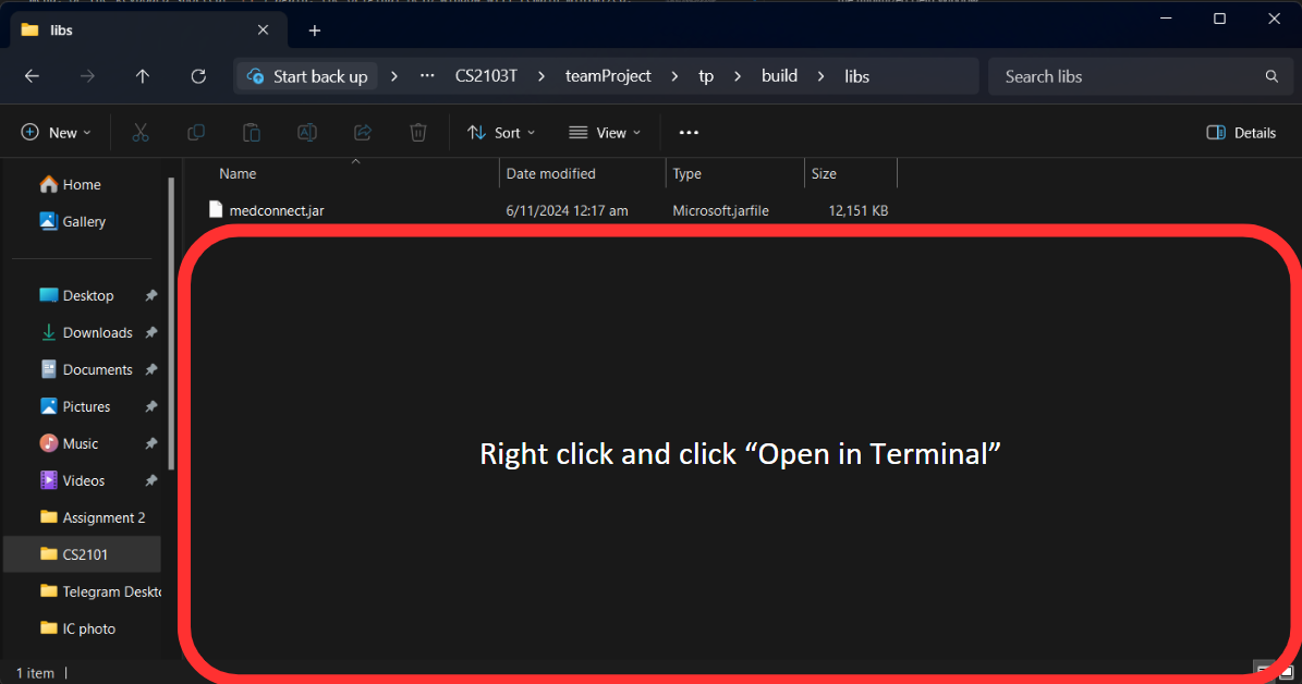 New terminal on Windows